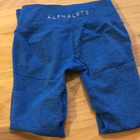 NWOT Alphabet Revival Leggings Palace Blue Large - Picture 4 of 4